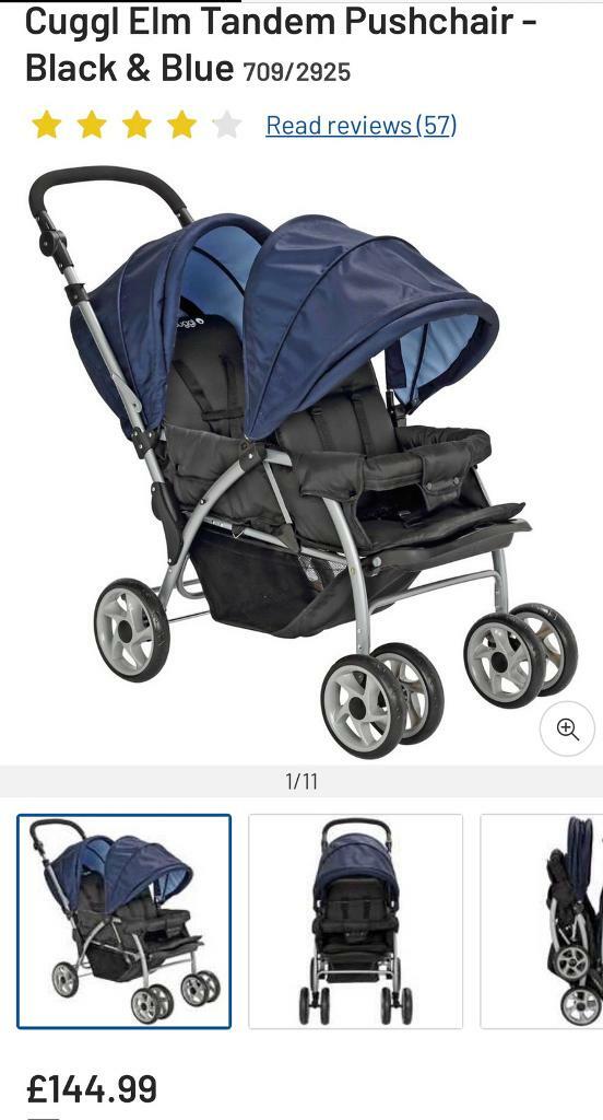 cuggl twin pushchair